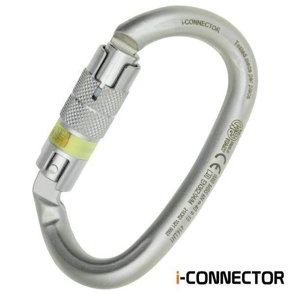 Kong Usa Oval, 108 mm Length, 19 mm Gate Opening, Carbon steel, Lunar white - 414LH1999KK