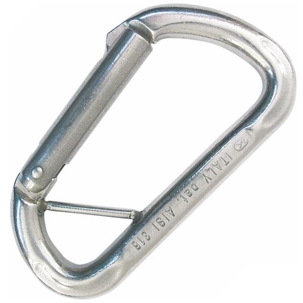 Kong Usa Asymmetric, 99 mm Length, 18 mm Gate Opening, Stainless steel, Polished - 567I0JPP0KK