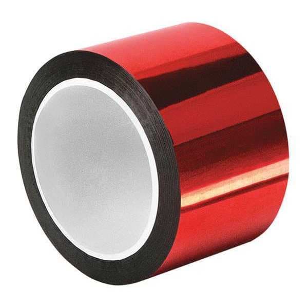 Cinta de película de poliéster 3M, Roja, 2-3/4"x72yd. - 3M 850 2.75 X 72YD - ROJO