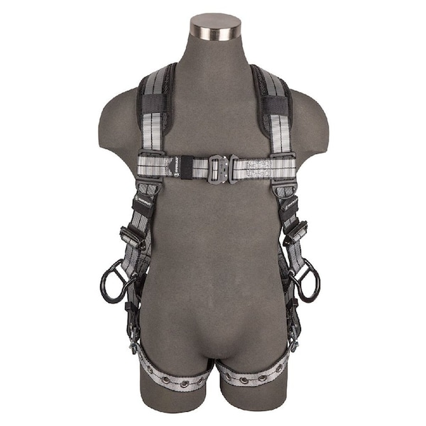 Safewaze PRO+ Slate Full Body Harness: Alu 3D, Alu QC Chest, TB Legs - PRO38