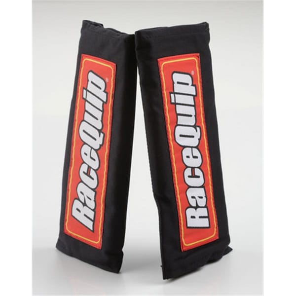 Racequip 767001 JR. Harness Pair Pad Set, Black - RQP-767001