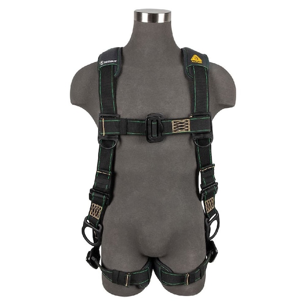 Safewaze Arc Flash Full Body Harness: DE 3D, DE MB Chest/Legs - PRO45