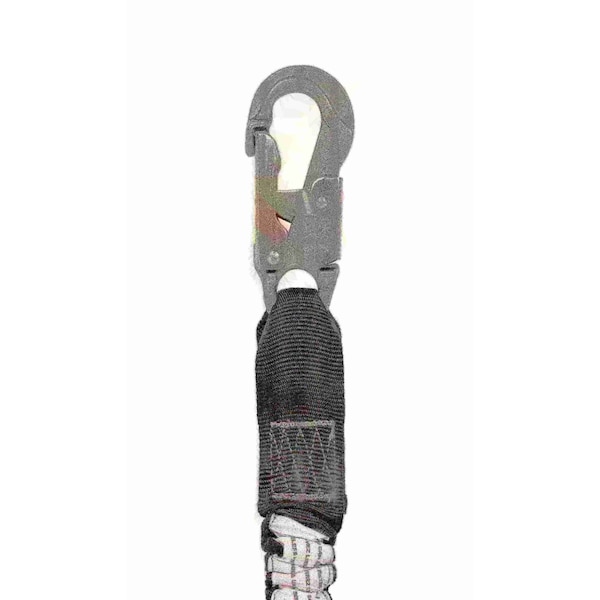 Tractel Shock Absorbing Lanyard, 4 1/2 to 6 ft., Black - C506Z