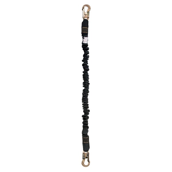 Tractel Shock Absorbing Lanyard, 4 1/2 to 6 ft., Black - C506Z