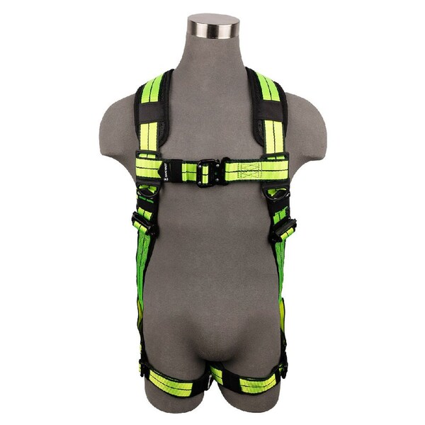 Safewaze PRO+ Full Body Harness: 1D, QC Chest, QC Legs - FS-FLEX280