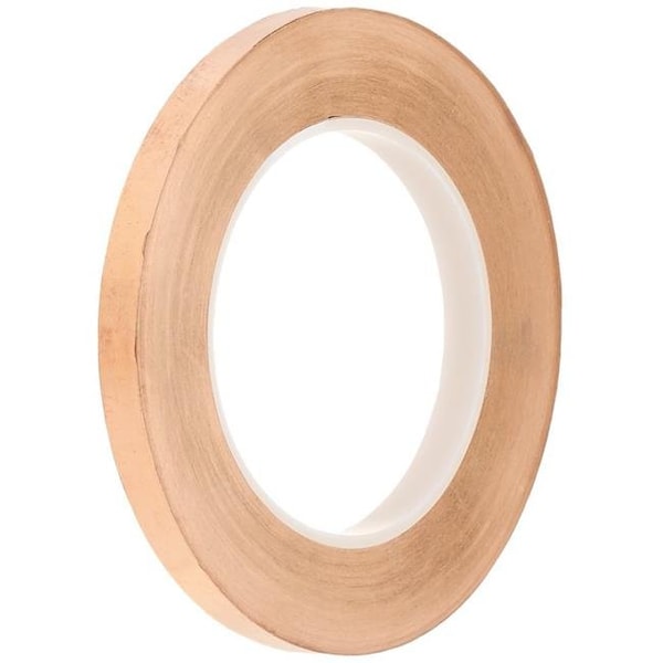 Cinta de lámina de cobre adhesiva respaldada Inkinjection; 0.375 x 36 yardas - IN943836