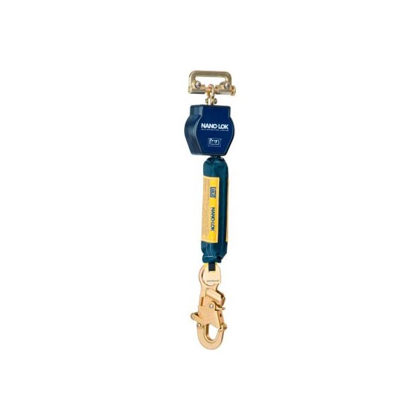 3M Dbi-Sala DBI-SALA Nano-Lok Self Retracting Lifeline, 6'L, 420 Cap Lbs - 3101228
