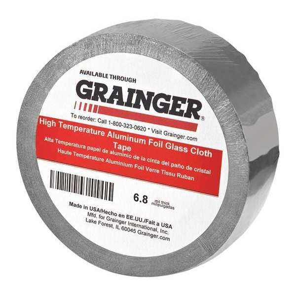 Cinta de papel de aluminio de Zoro Select, de silicona, 36 yardas de longitud, 3 pulgadas de ancho, paquete de 16 - TC955