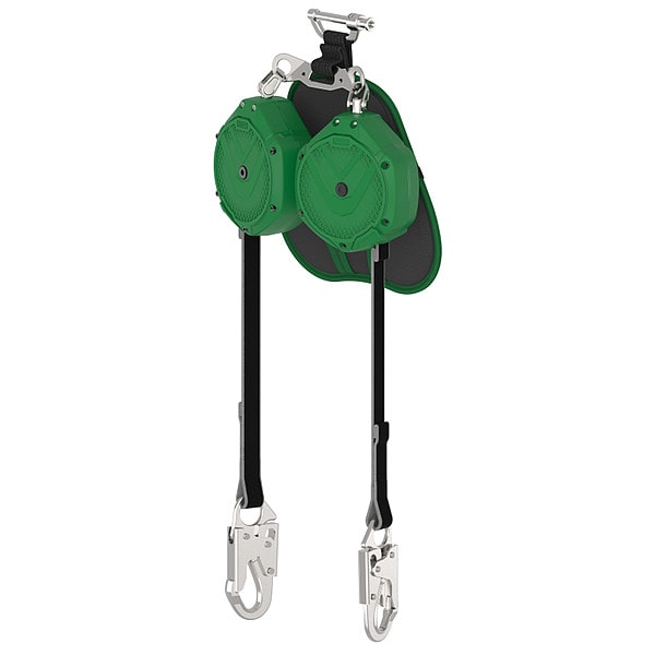 Msa Safety Self-Retracting Lifeline, 10 ft L, 2Legs - VSLEW-032-PB-A