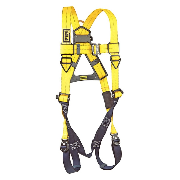 3M Dbi-Sala Delta(TM) Full Body Harness, Universal (S/M/L/XL), 420 lb., Friction / Pass-Through Chest/ - 1103512