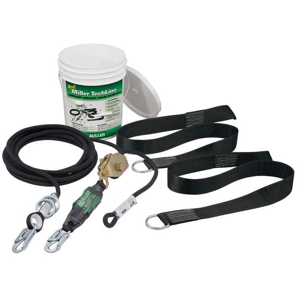 Honeywell Miller Horizontal Lifeline, 30 ft., 310 lb. Weight Capacity - HLLR2-Z7/30FT