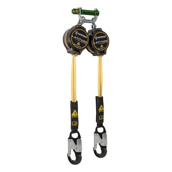 Safewaze Latitude Pro Arc Flash 7ft Dual Web SRL: 9013 BWB, Alu Snap Hooks - 020-5215