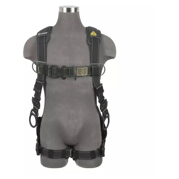 Safewaze Arc Flash Full Body Harness: DE 3D, DE QC Chest, DE FD, DE QC Legs - PRO60