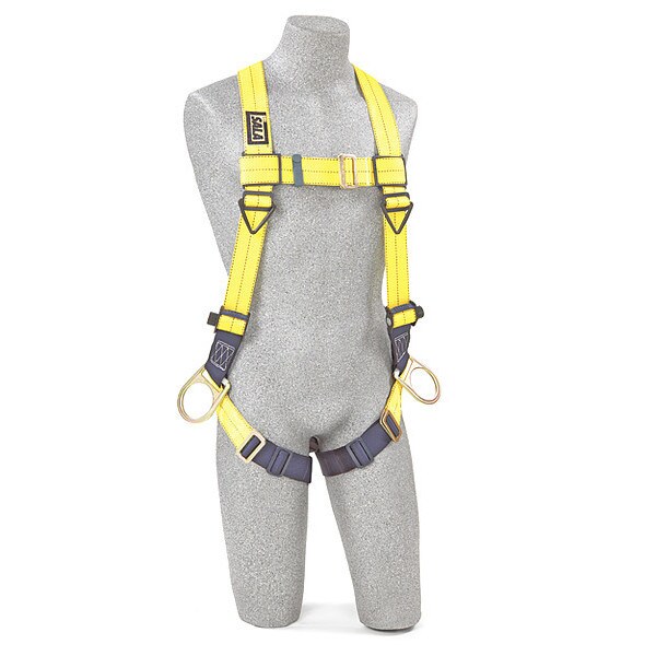 3M Dbi-Sala Delta(TM) Full Body Harness, 2XL, 420 lb., Back, Side D-Ring - 1103878