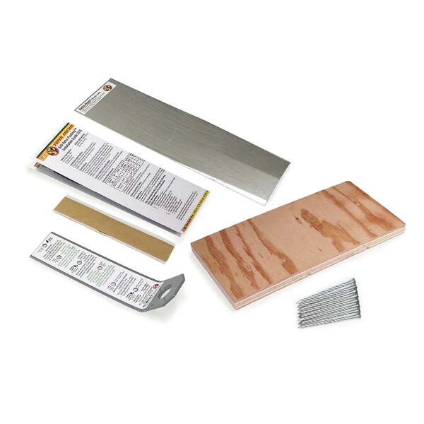 Super Anchor Safety D-Minus Retro-Flashing Kit. 1 of each pc: D-Minus Anchor+Butyl Strip+Retro-Flash+Backer Board + 6e - 2404