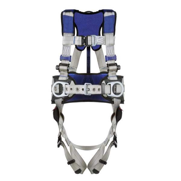 3M Dbi-Sala ExoFit(TM) X100 Fall Protection Harness, M, 420 lb, Quick-Connect Chest/ Quick-Connect Leg Buckles - 1401056
