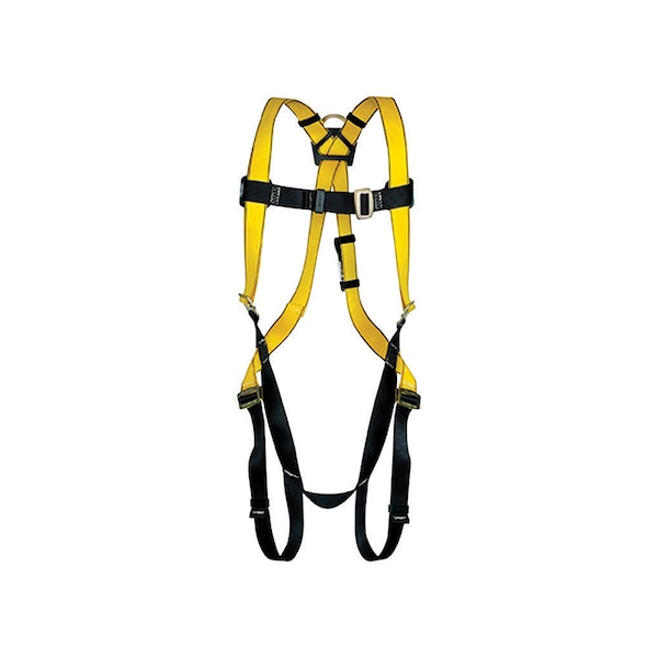 Safety Works Safety Works Unisex Polyester Safety Harness 400 lb. cap. XL Yellow 1 pc - 10096491