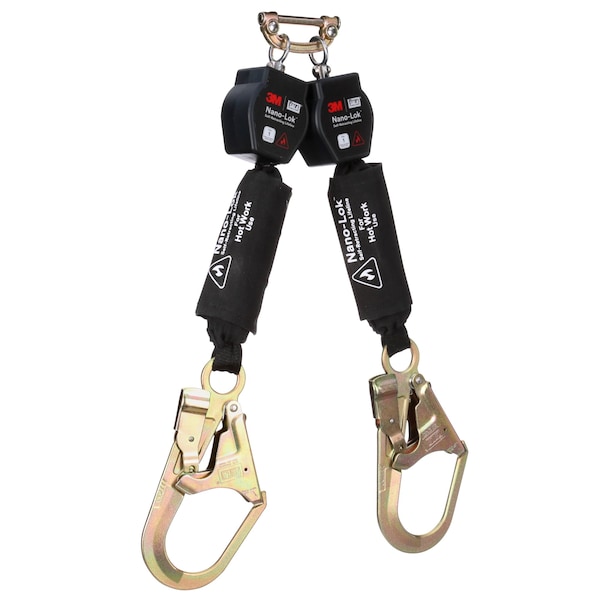 3M Dbi-Sala Self-Retracting Lifeline, 420 lb Weight Capacity, Black - 3100567