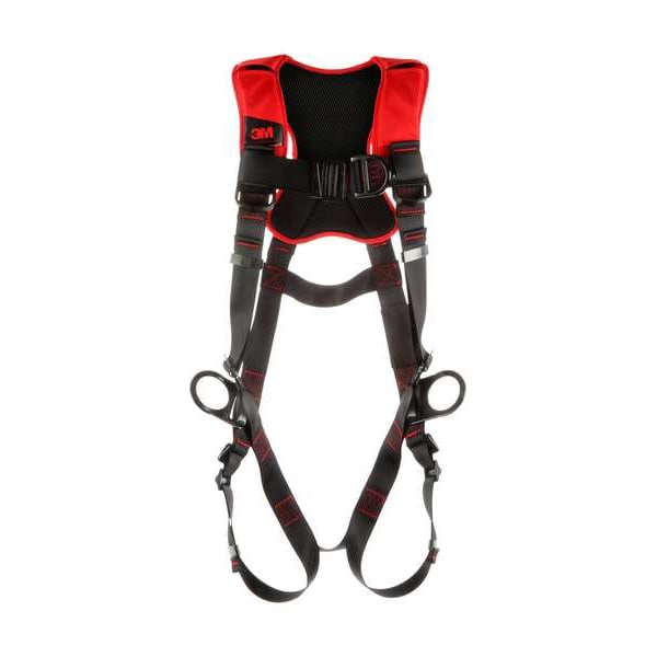 3M Protecta Protecta(R) Vest-Style Positioning/Climbing Harness, XL, 420 lb., Friction / Pass-Through Chest/ - 1161438