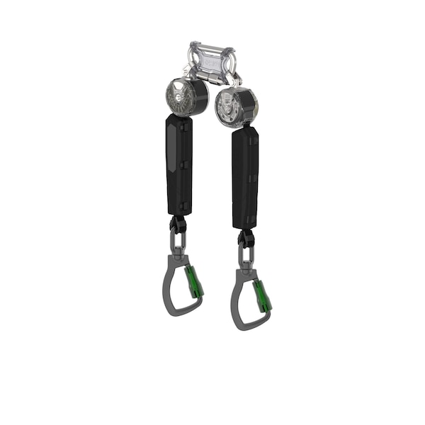 Msa Safety Self Retracing Lanyard, 400 lb Weight Capacity, Gray - VTOHW-012-RC-A