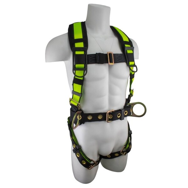 Safewaze SafeLink Construction Harness:3D, MB Chest, TB Legs - FS170-SAFELINK