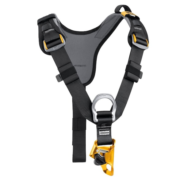 Petzl TOP CROLL chest harness with integrated CROLL, Large (8-13mm rope) - C081CA00