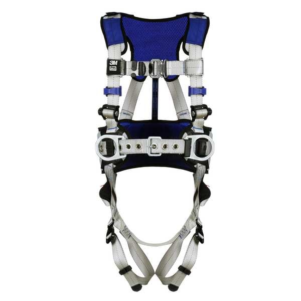 3M Dbi-Sala ExoFit(TM) X100 Fall Protection Harness, S, 420 lb, Quick-Connect Chest/ Quick-Connect Leg Buckles - 1401050