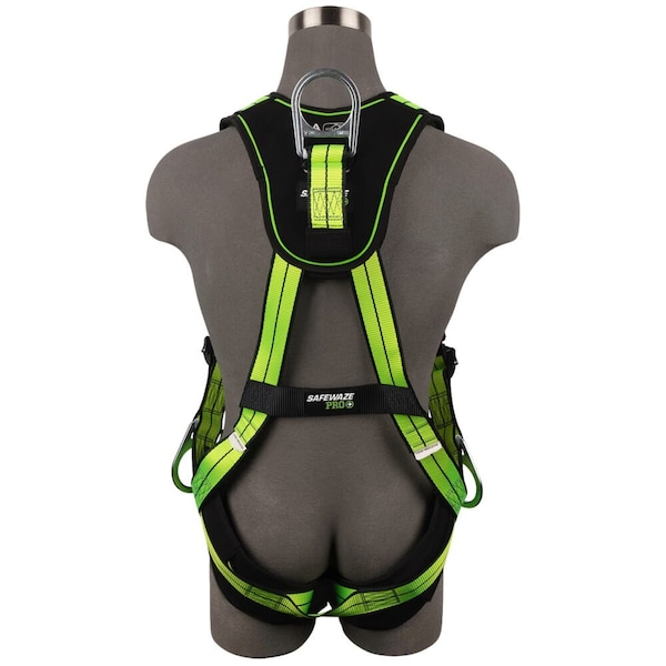 Safewaze PRO+ Full Body Harness 3D, QC Chest, QC Legs  S/M - FS-FLEX285-QC-S/M