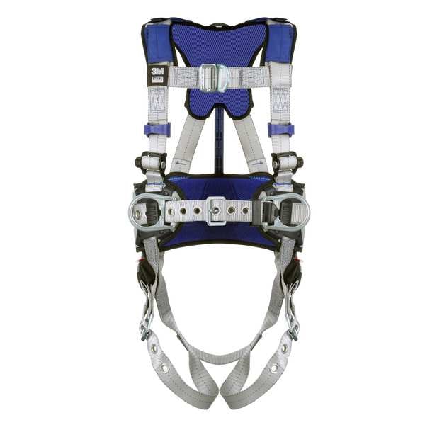 3M Dbi-Sala ExoFit(TM) X100 Fall Protection Harness, S, 420 lb, Mating Chest/ Tongue Leg Buckles - 1401045