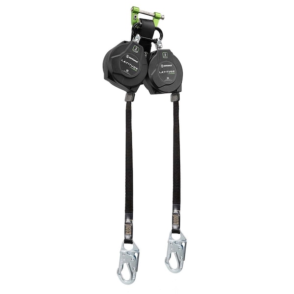 Safewaze Latitude Edge 8' Dual Web SRL Snap Hooks - 023-5345