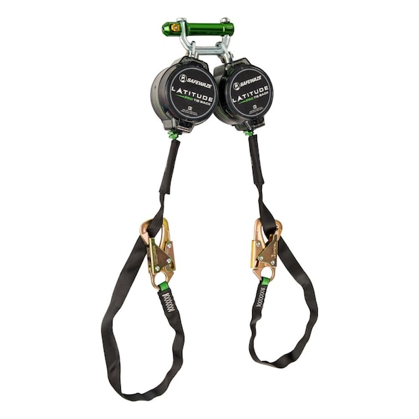 Safewaze Latitude Pro Tie-Back 7' Dual Web SRL 9012 BWB, 40in. Tie-back - 023-5371