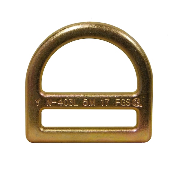 Super Anchor Safety Forged slotted Small D-ring zinc plated. Fits through 5004 D-ring - 5007