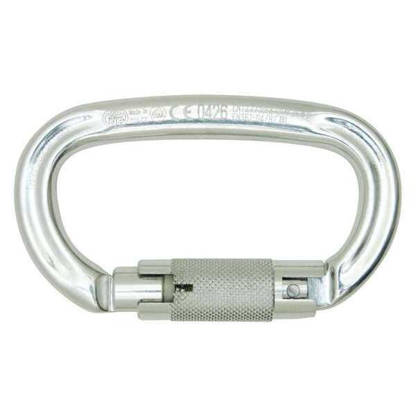Kong Usa Carabiner, Auto-Lock, 110mm Length, Aluminum Alloy, Silver - 712LM0PP0K