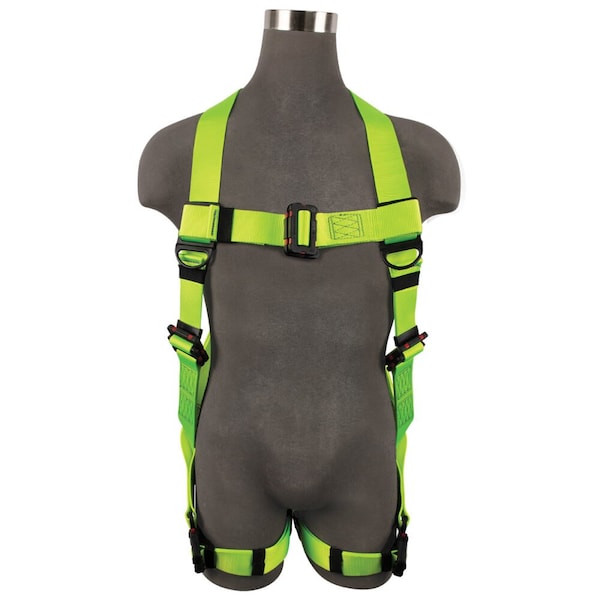 Safewaze Arc Flash Full Body Harness DE 1D, DE MB Torso, DE MB Chest, DE QC Legs  4X - SW77225-UTQC-4X