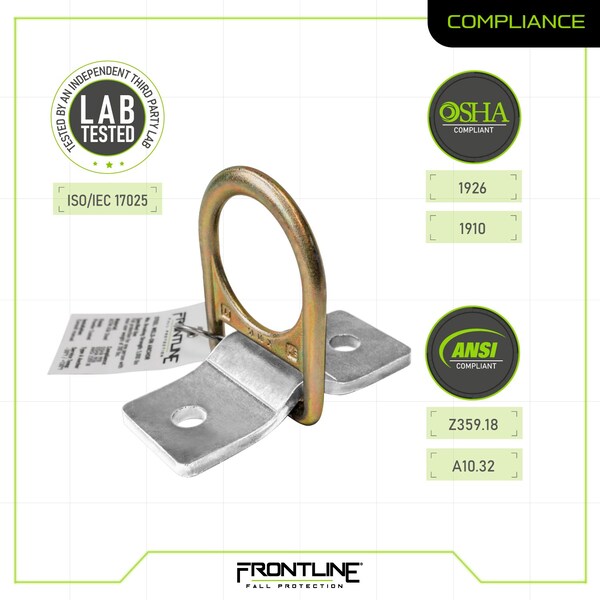 Frontline Weld/Bolt-on Steel and Concrete Anchor - SBW01