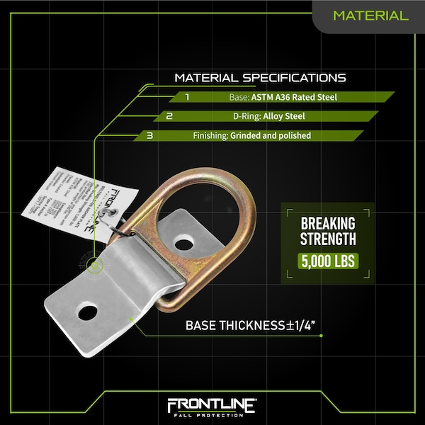 Frontline Weld/Bolt-on Steel and Concrete Anchor - SBW01