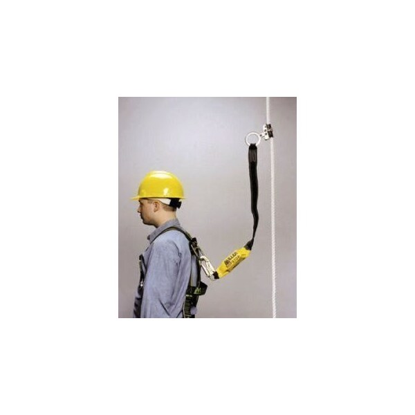 Honeywell Miller Rope Grab with Lanyard, For Rope Size 5/8", Stainless Steel - 8175WLS/3FTYL