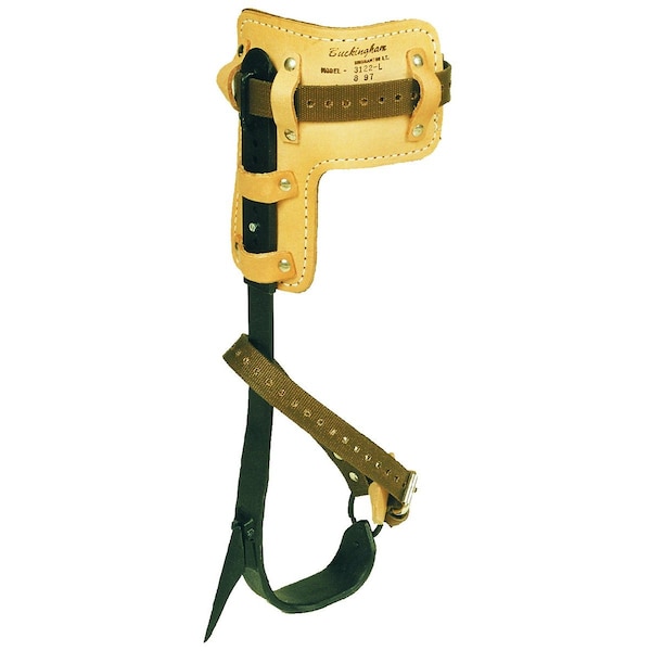 A & I Products Climbers, Buckingham Steel, Complete Set w/ Replaceable Tree Gaffs 14" x8" x3" - A-B1AB93059
