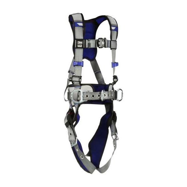 3M Dbi-Sala ExoFit(TM) X200 Fall Protection Harness, L, 420 lb, Quick-Connect Chest/ Tongue Leg Buckles - 1402084