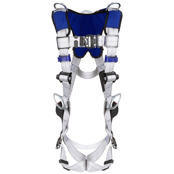 3M Dbi-Sala ExoFit(TM) X100 Fall Protection Harness, M, 420 lb, Quick-Connect Chest/ Quick-Connect Leg Buckles - 1401223