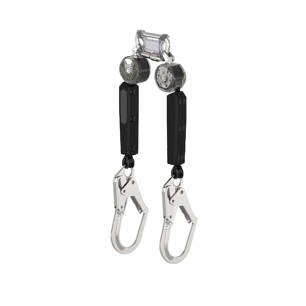 Msa Safety Self Retracing Lanyard, 400 lb Weight Capacity, Gray - VTOHW-012-RF-A