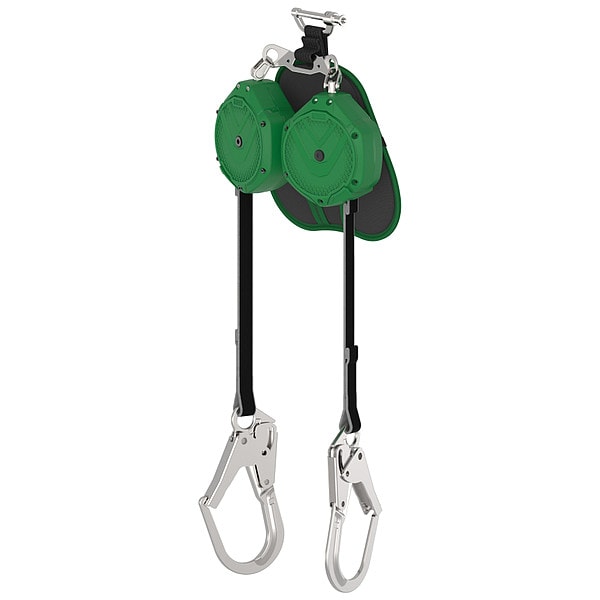 Msa Safety Self-Retracting Lifeline, 10 ft L, 2Legs - VSLEW-032-PF-A