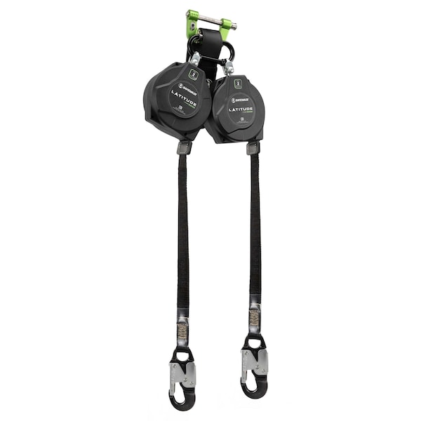 Safewaze Latitude Edge 6' Dual Web SRL Alu Snap Hooks - 024-5383