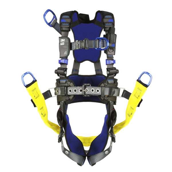 3M Dbi-Sala ExoFit(TM) X300 Fall Protection Harness, 2XL, 420 lb, Mating Chest/ Tongue Leg Buckles - 1113488
