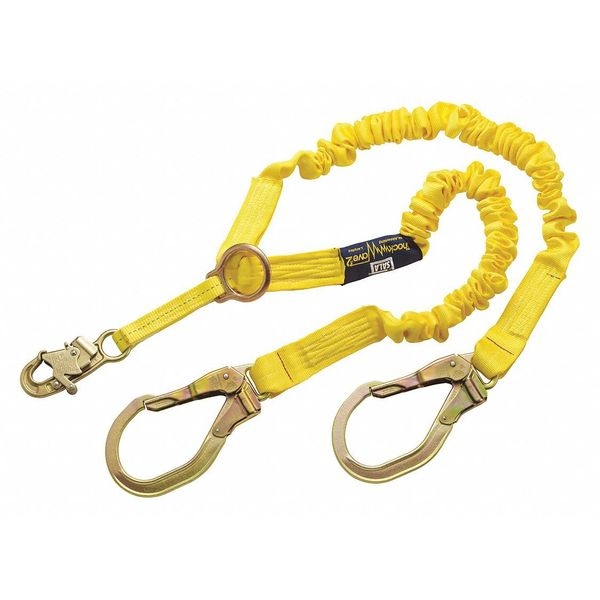 3M Dbi-Sala Rescue Shock Absorbing Lanyard, 6 ft., Yellow - 1244456