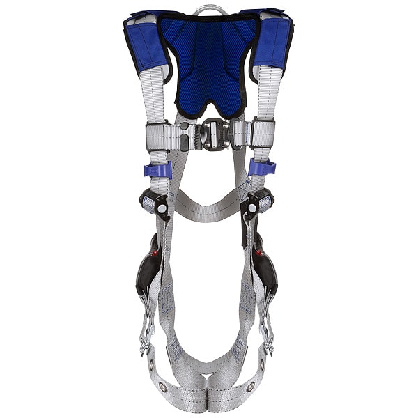 3M Dbi-Sala ExoFit(TM) X100 Fall Protection Harness, 2XL, 420 lb, Quick-Connect Chest/ Tongue Leg Buckles - 1401204