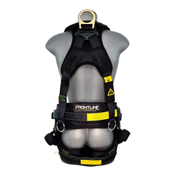 Frontline Patriot Harness with Seat Sling, 2X, 350 lbs, Quick Connect Chest/ Quick Connect Leg Buckles - 350TWQC-2X
