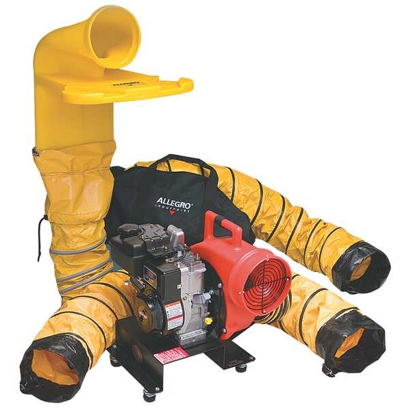 Allegro Industries Confined Space Blower, Gasoline, 19" - 9520-05M