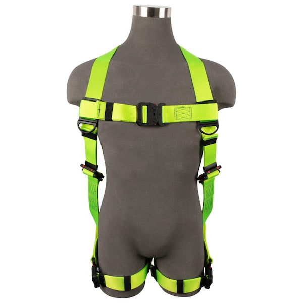 Safewaze Arc Flash Full Body Harness DE 1D, DE MB Torso, DE QC Chest/Legs  3X - SW77225-UT3QC-3X