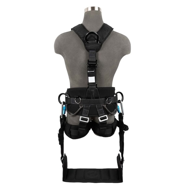 Safewaze Wind & Tower Harness 5D, Removable Seat, QC Legs  L/XL - FS227T-L/XL